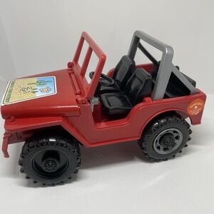 Vintage Bruder Cross Country Red Jeep Wrangler